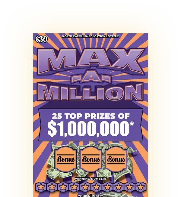 Max-A-Million Scratch Ticket