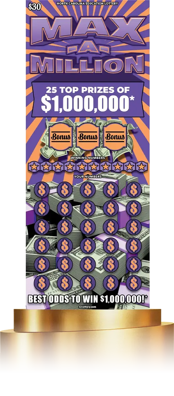 Max-A-Million Scratch Ticket